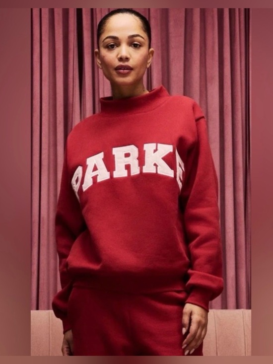 Parke Sweaters - PARKE Valentine’s Varsity Mockneck